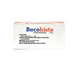Becohista 10mg - Kháng dị ứng, điều trị triệu chứng viêm mũi dị ứng, mề đay (Hộp 10 vỉ x 10 viên)