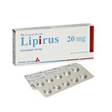 Lipirus 20mg - Làm giảm cholesterol toàn phần, dự phòng nhồi máu cơ tim (Hộp 3 vỉ x 10 viên)
