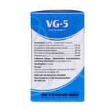 VG-5 - Hạ men gan, tăng cường chức năng gan, phục hồi tế bào gan (Hộp 1 lọ 40 viên)