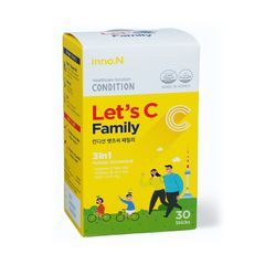Inno.N Condition Let’s C Family - Bổ sung vitamin C, Kẽm và B2 giúp tăng cường sức đề kháng cho cơ thể (Hộp 30 gói)