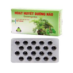 Hoạt huyết dưỡng não Dutamginko - Điều trị thiểu năng tuần hoàn não (Hộp 1 túi x 5 vỉ x 20 viên)