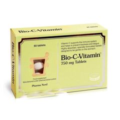 Bio-C-Vitamin 750mg - Hỗ trợ tăng cường hệ miễn dịch, chống oxy hóa (Hộp 2 vỉ x 30 viên nén)