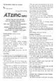 A.T Zinc Siro 10mg/5ml - Bổ sung kẽm, phòng ngừa và điều trị các trường hợp thiếu kẽm (Hộp 30 ống x 5ml)