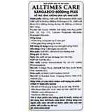 Alltimes Care Kangaroo 6000mg Plus - Hỗ trợ tăng cường sinh lực nam (Hộp 30 viên nang)