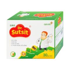 Siro Dr.Sutsit Gia An - Giảm ho, giải cảm, giảm sổ mũi cho trẻ (Hộp 30 gói x 5ml)