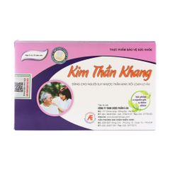 Thực phẩm bảo vệ sức khoẻ Kim Thần Khang - Giúp dưỡng tâm, an thần và lưu thông máu (Hộp 3 vỉ x 10 viên nén)