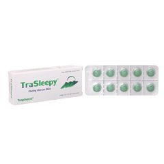 Viên An Thần Trasleepy Traphaco - Dưỡng tâm, an thần, giúp ngủ ngon (Hộp 10 vỉ x 10 viên)