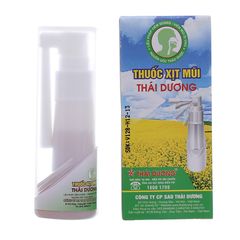 Thuốc xịt mũi Thái Dương - Liệu pháp viêm xoang, viêm mũi dị ứng (Hộp 1 chai 20ml thuốc nước dùng ngoài)