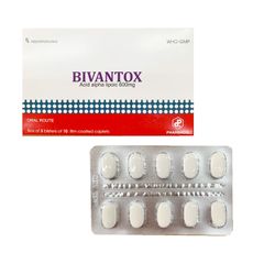 Bivantox 600mg - Điều trị các rối loạn cảm giác trong bệnh lý thần kinh do đái tháo đường (Hộp 3 vỉ x 10 viên)
