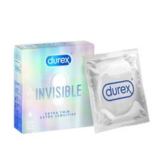 Bao cao su Durex Invisible Extra Thin (Hộp 3 cái) (CSCN)