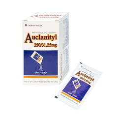 Auclanityl 250/31,25mg - Điều trị các nhiễm khuẩn (Hộp 12 gói x 3,8g)