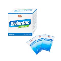 Biviantac - Trung hòa acid dịch vị, điều trị đầy hơi, ợ nóng, trào ngược dạ dày thực quản (Hộp 20 gói x 10 ml)