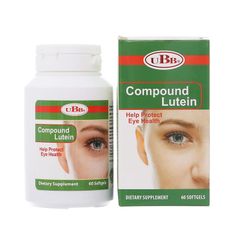 Viên uống Compound Lutein UBB - Hỗ trợ cải thiện thị lực (Hộp 60 viên)