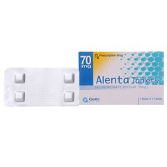 Alenta Tablets 70mg - Phòng và điều trị loãng xương (Hộp 1 vỉ x 4 viên)