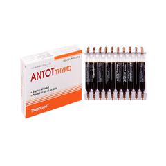 Antot Thymo Traphaco - Bổ sung Thymomodulin, giúp tăng cường sức đề kháng (Hộp 20 ống x 10ml)