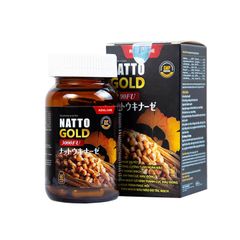 Thực phẩm bảo vệ sức khỏe NATTO GOLD 3000FU - Hỗ trợ hoạt huyết, tăng cường tuần hoàn não, giảm nguy cơ hình thành cục máu đông, giảm đau đầu, mất ngủ, hoa mắt (Hộp 1 lọ x 60 viên)