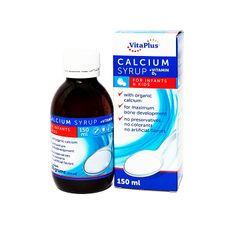 Siro Calcium + Vitamin D3 Vita Plus - Hỗ trợ hệ xương, răng phát triển (Chai 150ml)