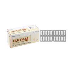 Glizym-M 80mg/500mg - Điều trị đái tháo đường tuýp 2 (Hộp 20 vỉ x 10 viên nén)