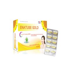 ENATUSE GOLD - Hỗ trợ chống oxy hóa, hạn chế lão hóa da (Hộp 30 viên)