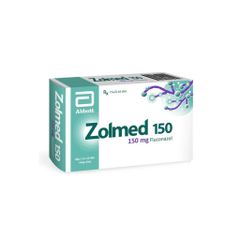 Zolmed 150mg - Điều trị các bệnh nhiễm nấm khác nhau bao gồm cả bệnh nấm candida (Hộp 1 vỉ x 10 viên)