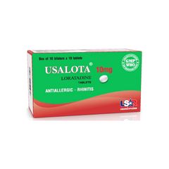 Usalota 10mg - Kiểm soát các triệu chứng viêm mũi dị ứng (Hộp 10 vỉ x 10 viên)