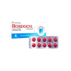 Bosdogyl - Điều trị các nhiễm khuẩn răng miệng như áp-xe răng ở người lớn và trẻ em (Hộp 2 vỉ x 10 viên)