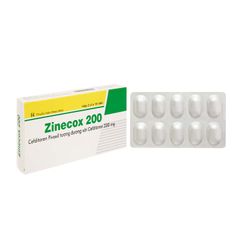 Zinecox 200 - Điều trị các nhiễm khuẩn (Hộp 2 vỉ x 10 viên)