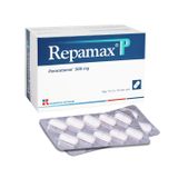 Repamax P 500mg - Điều trị các triệu chứng sốt và đau nhức từ nhẹ đến vừa (Hộp 10 vỉ x 10 viên)