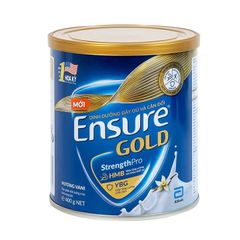 Sữa bột Abbott Ensure Gold StrengthPro (Hương vani) - Bổ sung dinh dưỡng đầy đủ và cân đối (Hộp 400g)