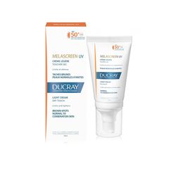 Ducray Melascreen UV Light Cream SPF50+ - Làm giảm số lượng đốm nâu; Chống nắng, chống lão hóa (Hộp 1 tuýp 40ml)