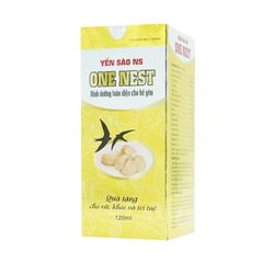 Yến Sào NS One Nest - Bổ sung dưỡng chất giúp tăng cường sức đề kháng, bồi bổ sức khỏe cho trẻ em biếng ăn, suy dinh dưỡng (Hộp 1 chai 120ml)