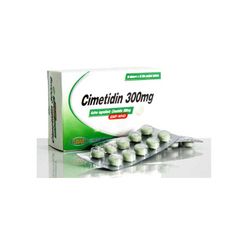 Cimetidin 300mg - Kiểm soát GERD, bệnh loét dạ dày và khó tiêu (Hộp 10 vỉ x 10 viên)