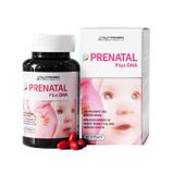 Nutrimed Prenatal Plus DHA - Hỗ trợ phát triển trí não, mắt và hệ thần kinh của thai nhi (Hộp 60 viên)