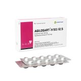 Agilosart-H 50/12.5 - Điều trị tăng huyết áp (Hộp 3 vỉ x 10 viên)
