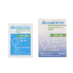 Augmentin 500mg/62,5mg - Điều trị các nhiễm khuẩn (Hộp 12 gói)