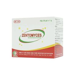 Zentomyces 100mg - Ngăn ngừa và điều trị tiêu chảy (Hộp 30 gói x 1g)