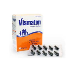 Vismaton - Bổ sung vitamin, acid amin và khoáng chất, hỗ trợ tăng cường sức khỏe, nâng cao sức đề kháng (Hộp 5 vỉ x 10 viên)