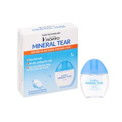 V.Rohto Mineral Tear - Dung dịch nhỏ mắt hỗ trợ dưỡng ẩm, bổ sung khoáng chất (Chai 13ml)