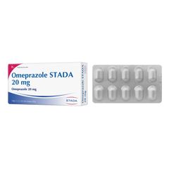 Omeprazole Stada 20mg - Điều trị và dự phòng loét dạ dày, viêm thực quản (Hộp 3 vỉ x 10 viên)
