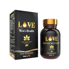 Thực phẩm bảo vệ sức khỏe Love Good For Men Health - Giúp bổ thận, tráng dương, mạnh gân cốt (Hộp 1 chai 20 viên)