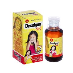 Decolgen - Siro điều trị các triệu chứng cảm thông thường cho trẻ (Hộp 1 chai 60ml)