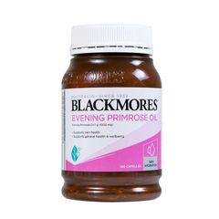 Blackmores Evening Primrose Oil - Hỗ trợ làn da khỏe mạnh, dưỡng ẩm da, giảm khô da (Lọ x 190 viên)