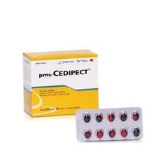 Cedipect - Điều trị ho, long đàm (Hộp 10 vỉ x 10 viên)