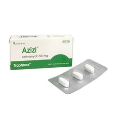 Azizi 500mg - Điều trị các nhiễm khuẫn (Hộp 1 vỉ x 3 viên)