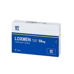 Loxmen 50mg - Điều trị rối loạn cương dương (Hộp 1 vỉ x 4 viên)
