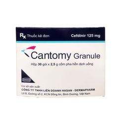 Cantomy Granule 125mg - Điều trị các nhiễm khuẩn (Hộp 30 gói x 2,5g)