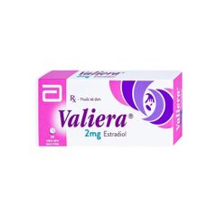 Valiera 2mg -  Điều trị chứng rối loạn vận mạch (Hộp 1 vỉ x 30 viên nén bao phim)