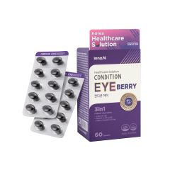 Thực phẩm bảo vệ sức khỏe Condition Eye Berry Inno.N - Hỗ trợ tăng cường thị lực cho mắt (Hộp 6 vỉ x 10 viên)