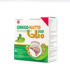 Thực phẩm bảo vệ sức khoẻ Ginkgo Natto Q10 NEW -  Hỗ trợ tăng tuần hoàn máu não (Hộp 100 viên nang mềm)