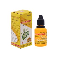 Trancumin dầu trị bỏng - Điều trị bỏng, giúp vết thương mau lành (Hộp 1 chai 25ml)